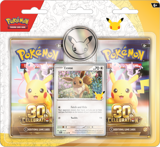 Pokémon TCG: Blister 2 Pack - 30th Celebration