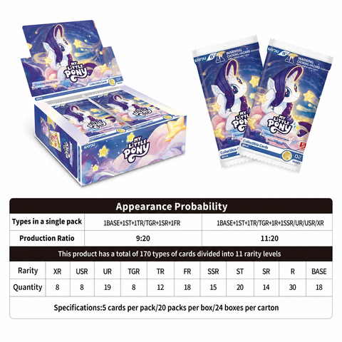 My Little Pony - Friendship Eternal Cards Series 02 (Rainbow Edition) - Booster Box (20x Packs)