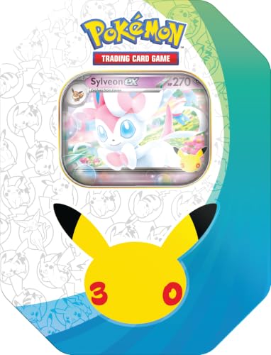 Pokémon TCG: Sylveon Ex Tin - 30th Celebration