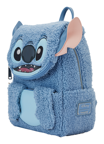 Loungefly - Stitch Disney Plush Sherpa Cosplay Mini Backpack