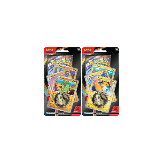 Pokemon Mega Evolution Chaos Rising Premium Checklane Blister Set of Two