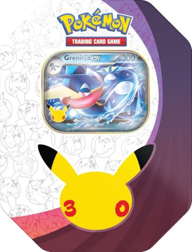 Pokémon TCG: Greninja Ex Tin - 30th Celebration