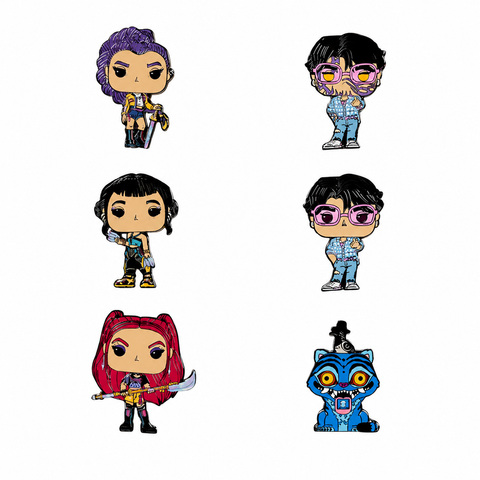 Loungefly - Blind Box Enamel Pins - K-Pop Demon Hunters Assortment
