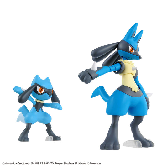 Japanese Bandai Toys: Pokemon Riolu & Lucario