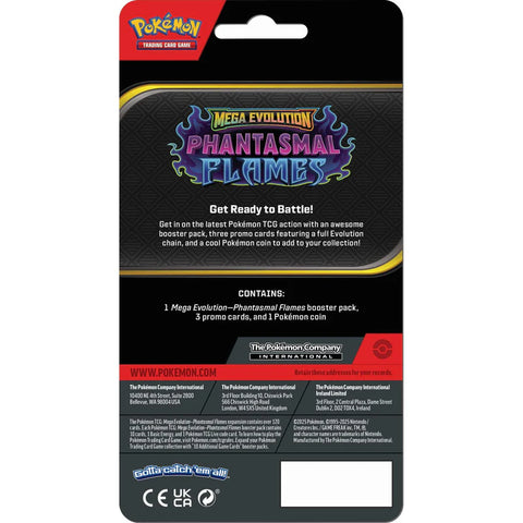 Pokémon TCG: Mega Evolution Phantasmal Flames - Premium Checklane Blister